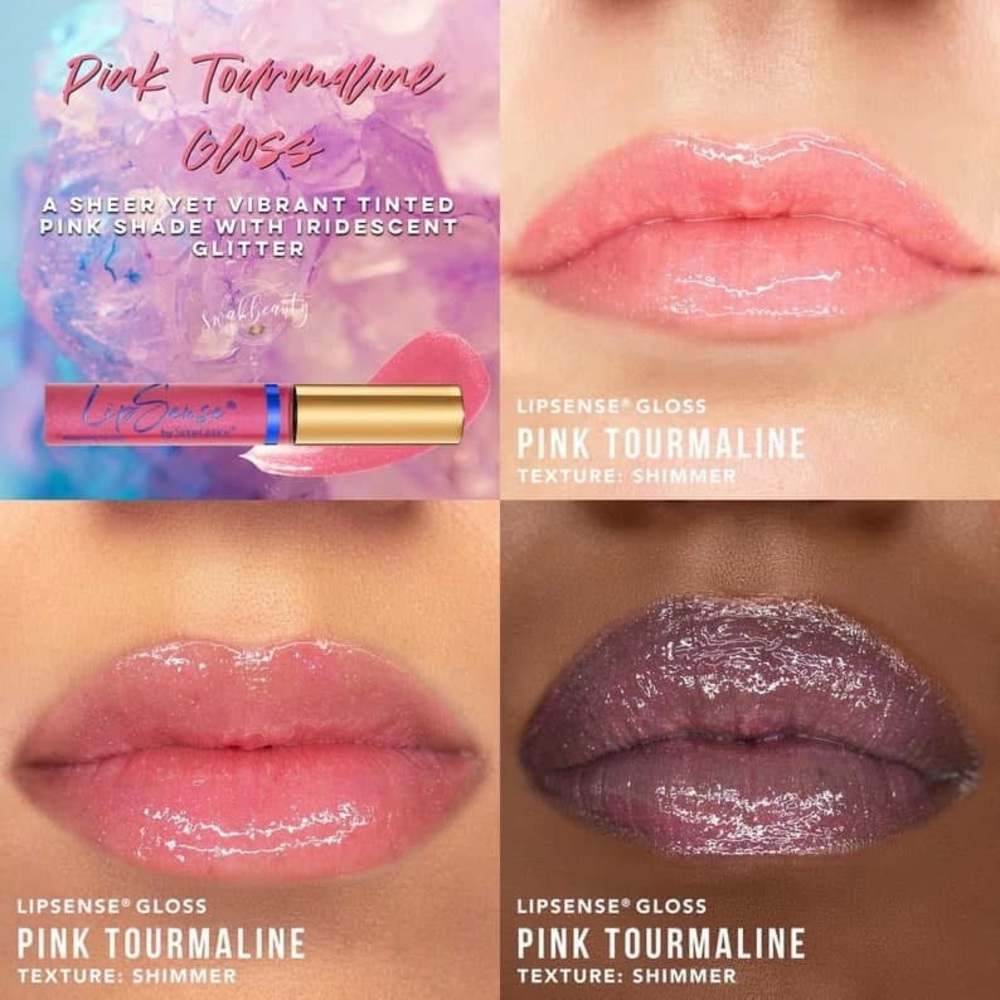 LipSense Pink Tourmaline Shimmer Gloss